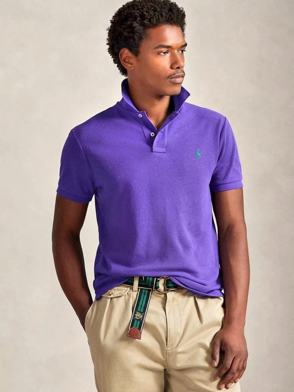 Polo Ralph Lauren Pima Soft Touch Polo Purple Size Large Like New